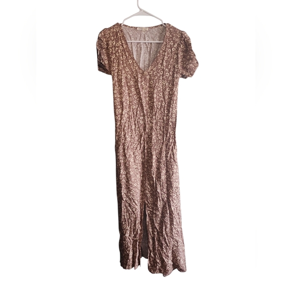 Sozy Leanne Dress In Mocha Combo S - Picture 1 of 4
